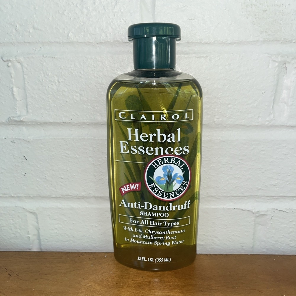 Vintage Clairol Herbal Essences Anti-Dandruff‎ Shampoo 12 Oz.